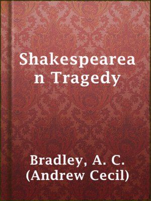 cover image of Shakespearean Tragedy